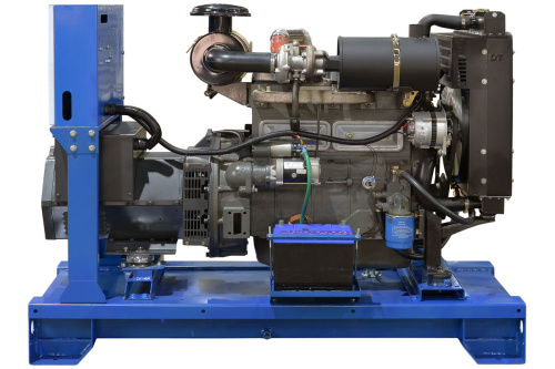 Дизельный генератор ТСС ЭД-30-Т400 в погодозащитном кожухе на прицепе