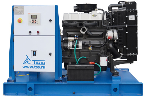 Дизельный генератор ТСС ЭД-24-Т400 с АВР в погодозащитном кожухе на прицепе